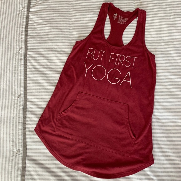 “But First, Yoga” Tank - Picture 3 of 3